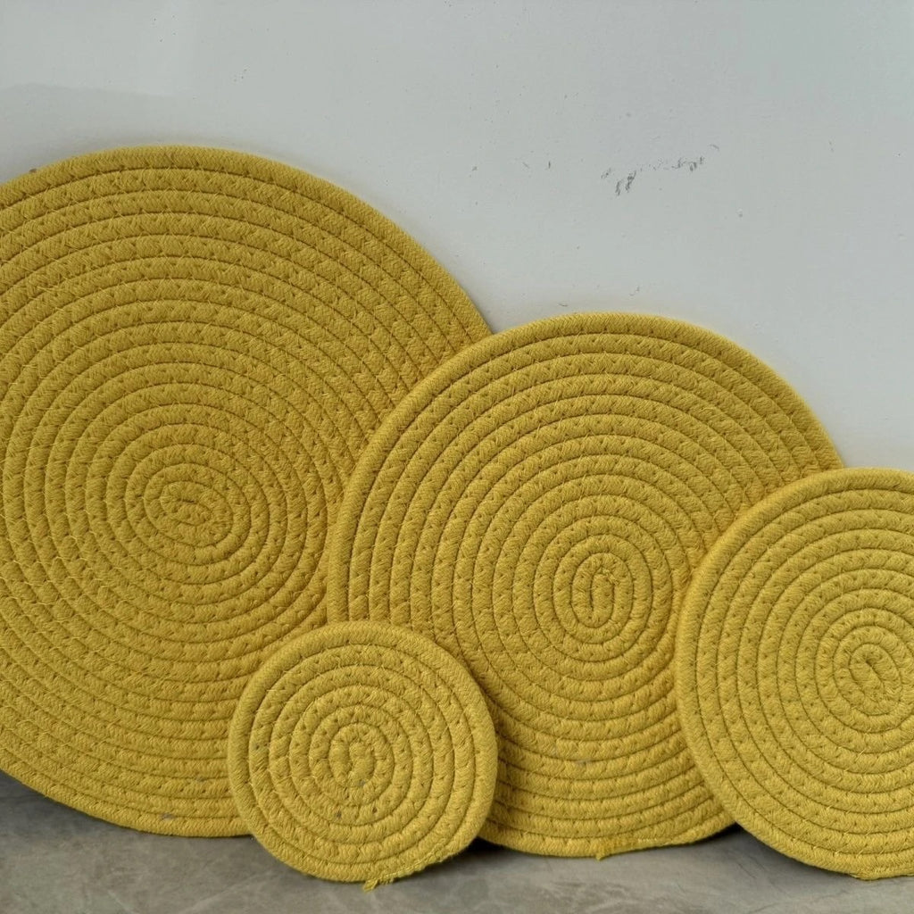 Glowli Serenity Woven Placemat Set (4pcs)