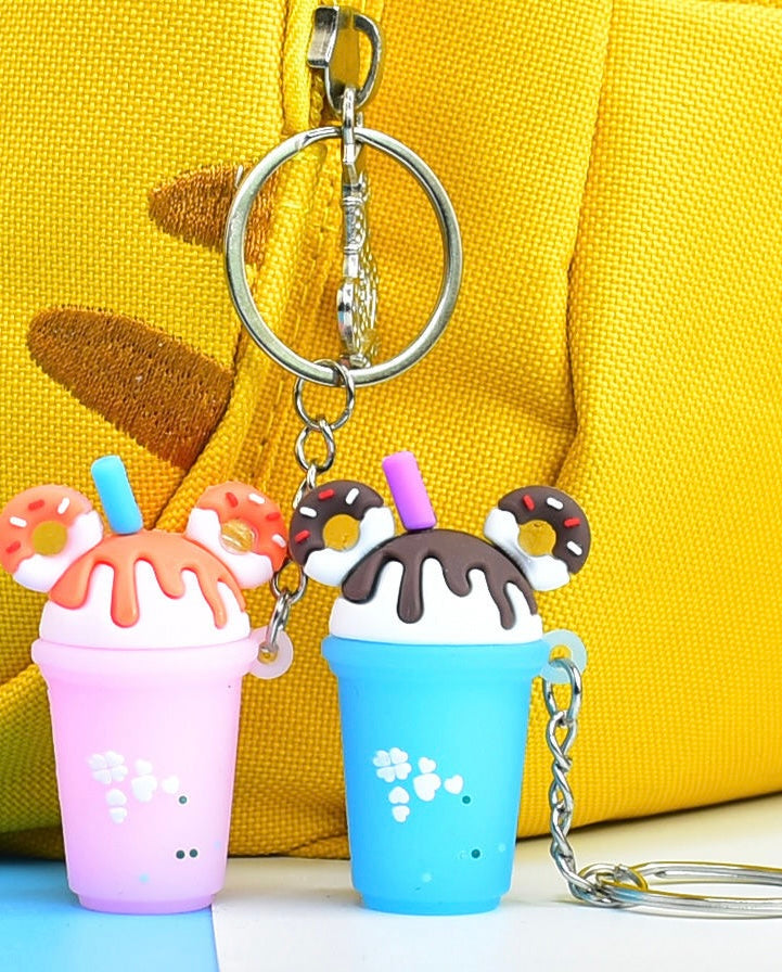 Glowli™ Donut Milkshake Keychain Set