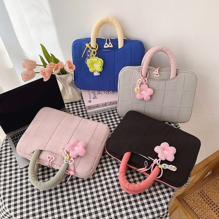 Glowli™ Plush Laptop Tote (14-Inch)