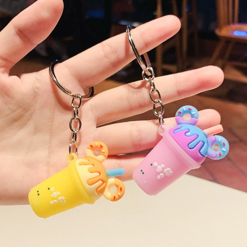 Glowli™ Donut Milkshake Keychain Set