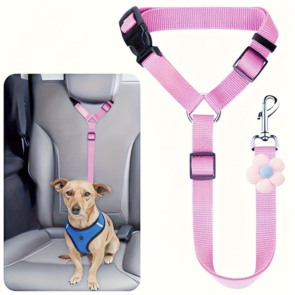 Glowli Floral Pet Car Safety Harness