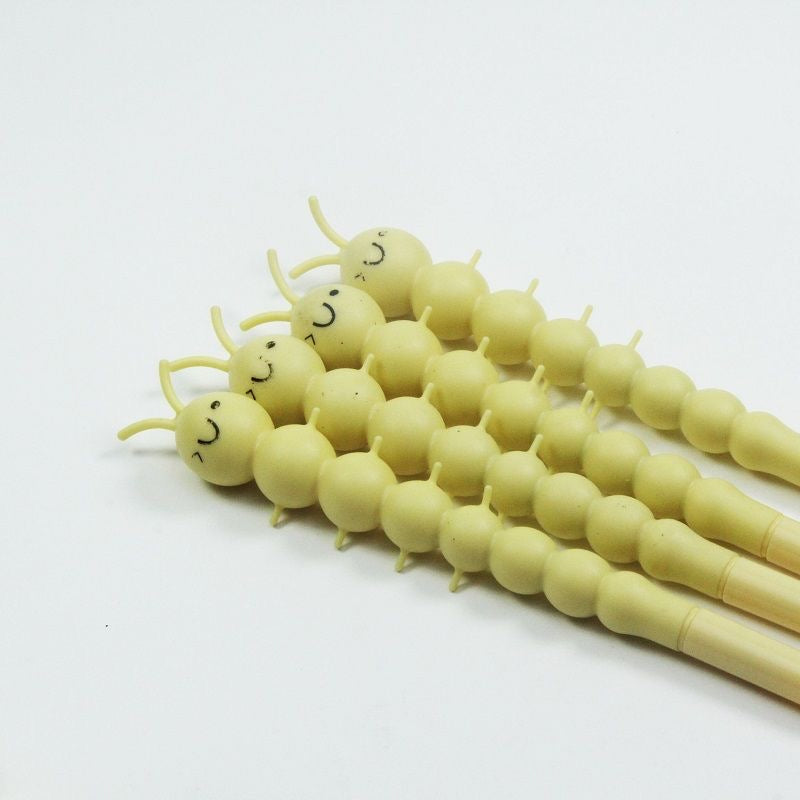 Caterpillar Neutral Pen Set - Whimsical Writing Companions