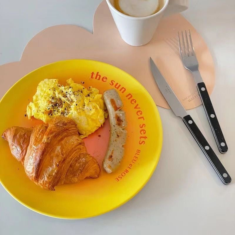 Glowli Art Plate Collection - Bleu et Rose Edition.