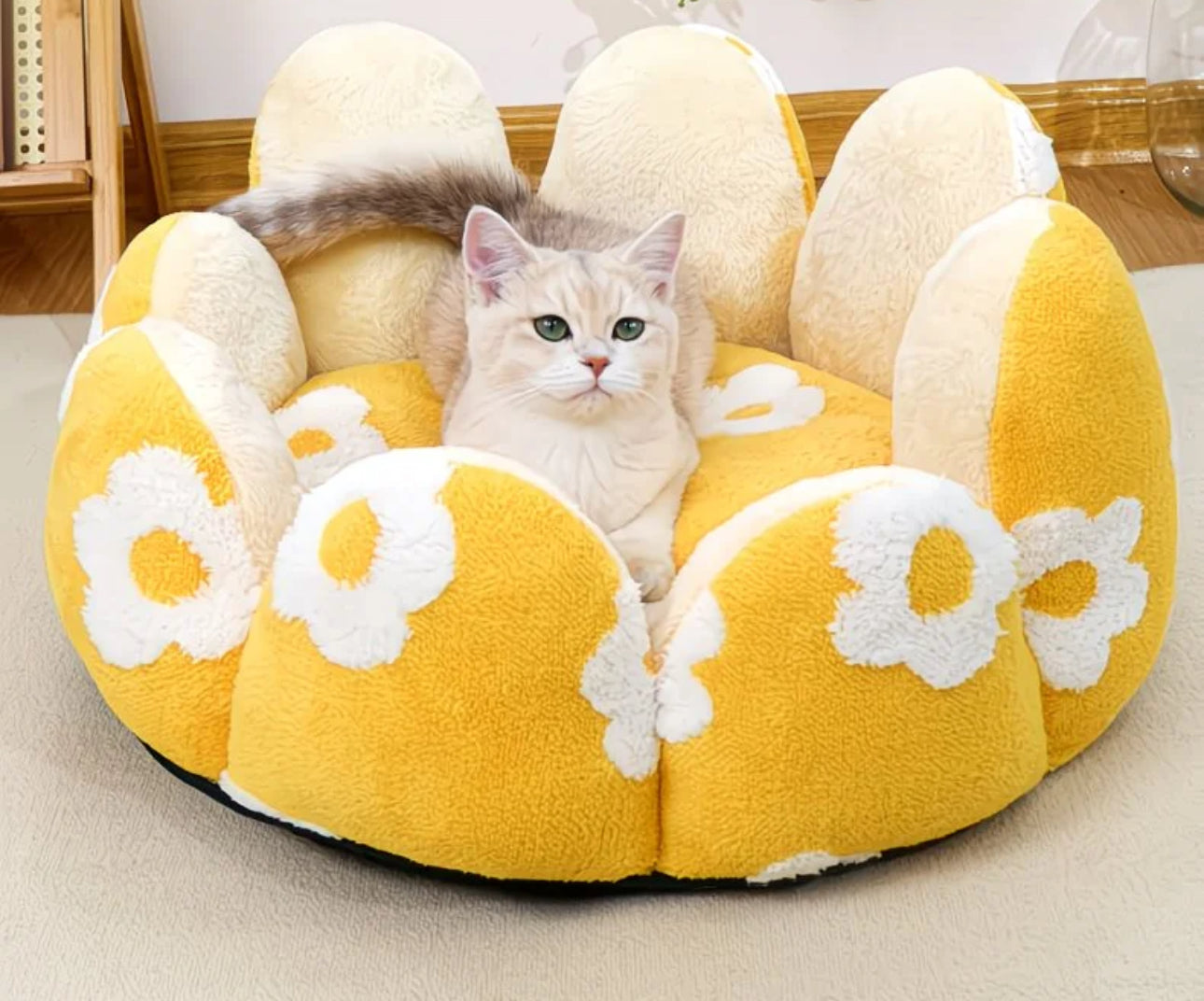 CloudPaw Plush Pet Bed –Soft Cozy Collection