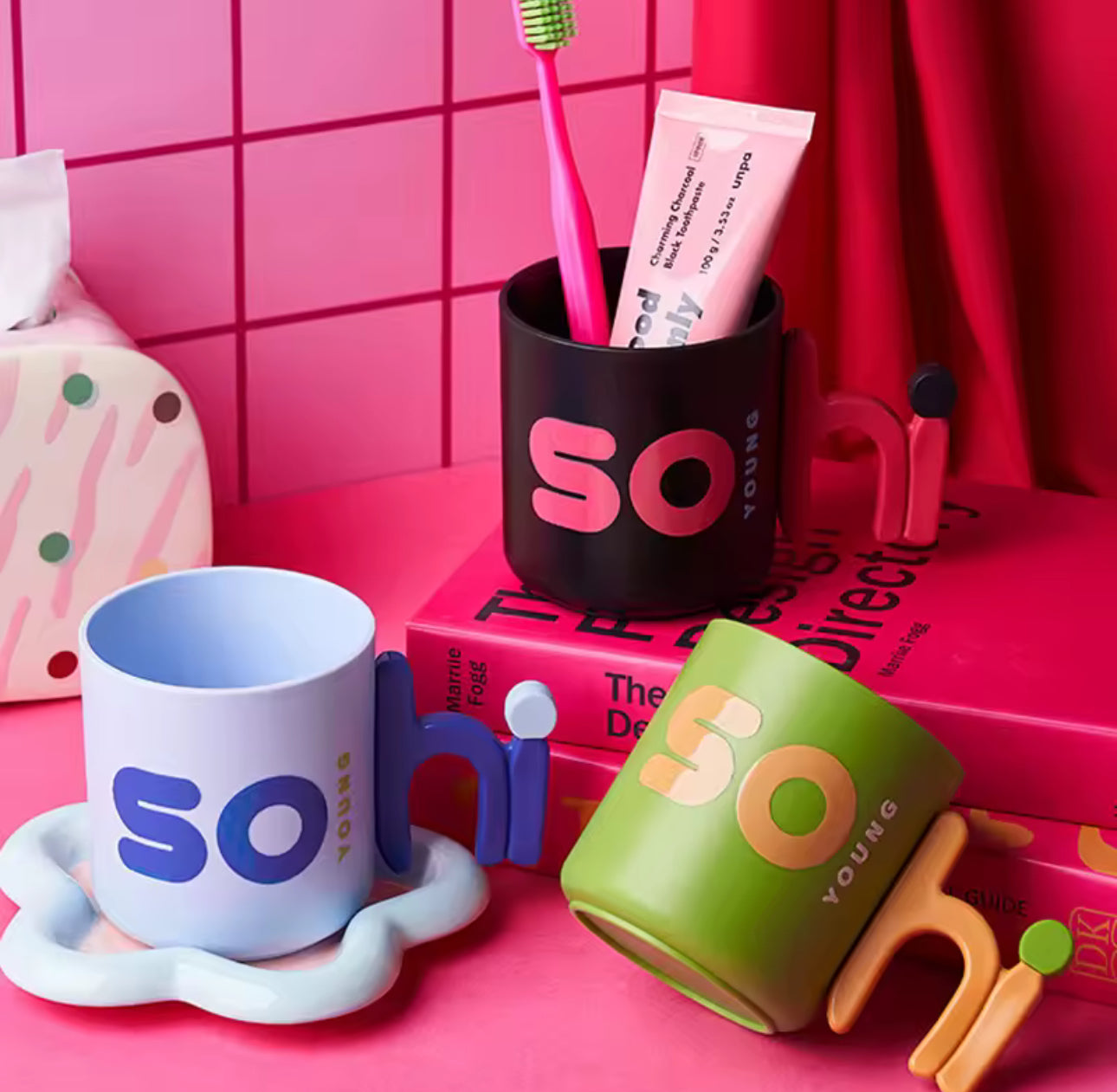 Glowli  SO YOUNG Mug Collection 3-Piece Set