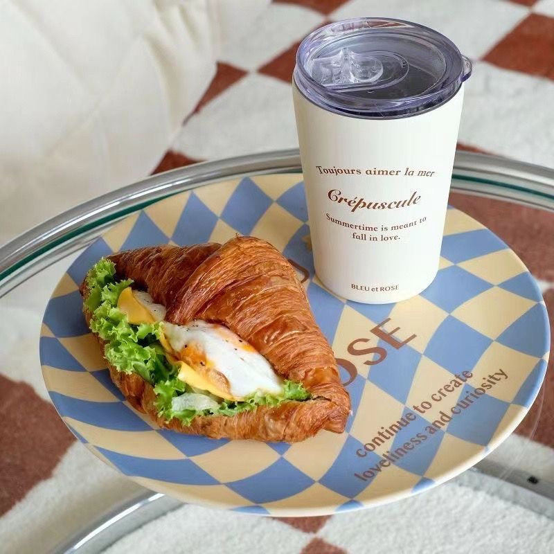 Glowli Art Plate Collection - Bleu et Rose Edition.