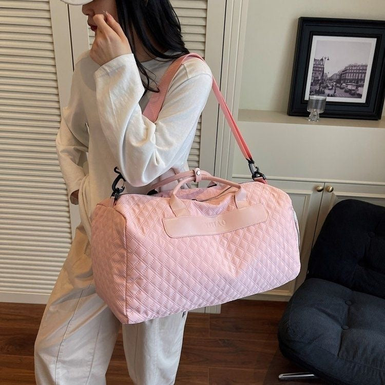 Glowli™ Quilted Travel Duffel Bag