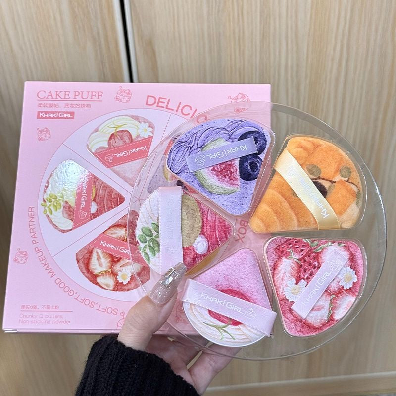 Glowli™ Cake Slice Sponge Set (5pcs)