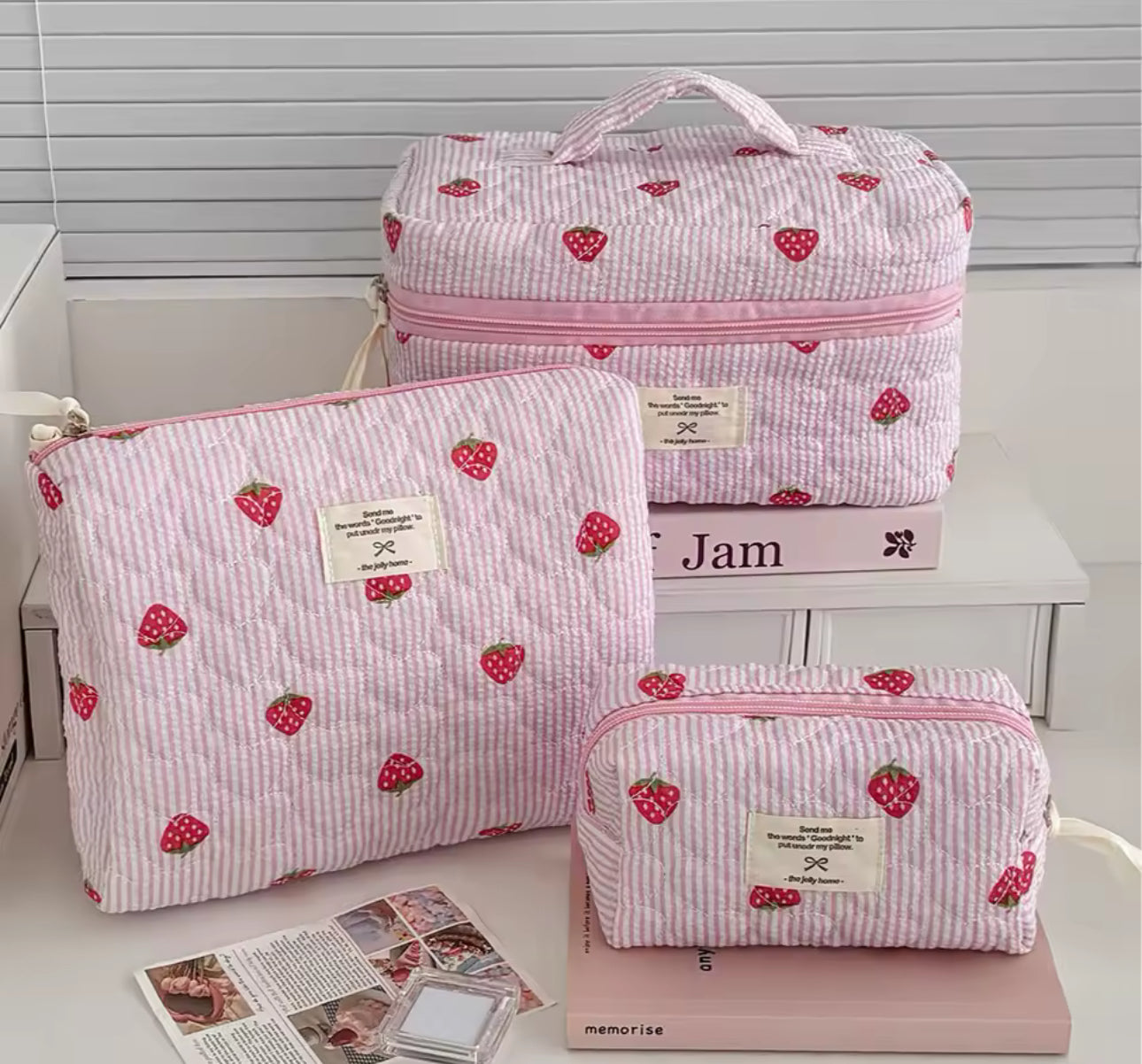 Bloom Voyage Quilted Travel Set