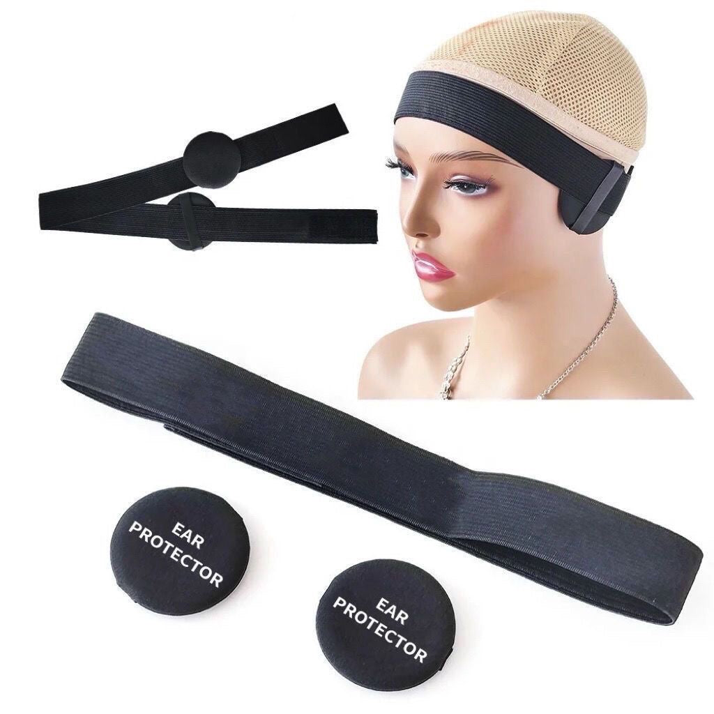 Glowli Edge Melt Band™ with Ear Protectors for Lace Wigs