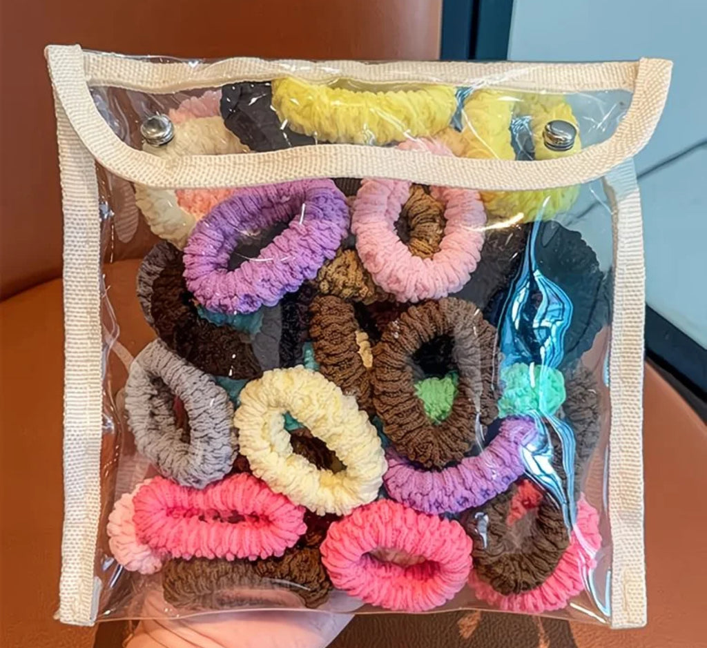 Soft Grip Elastic Hair Ring Set