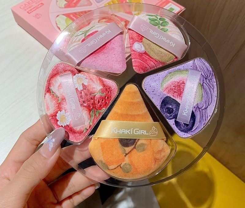 Glowli™ Cake Slice Sponge Set (5pcs)