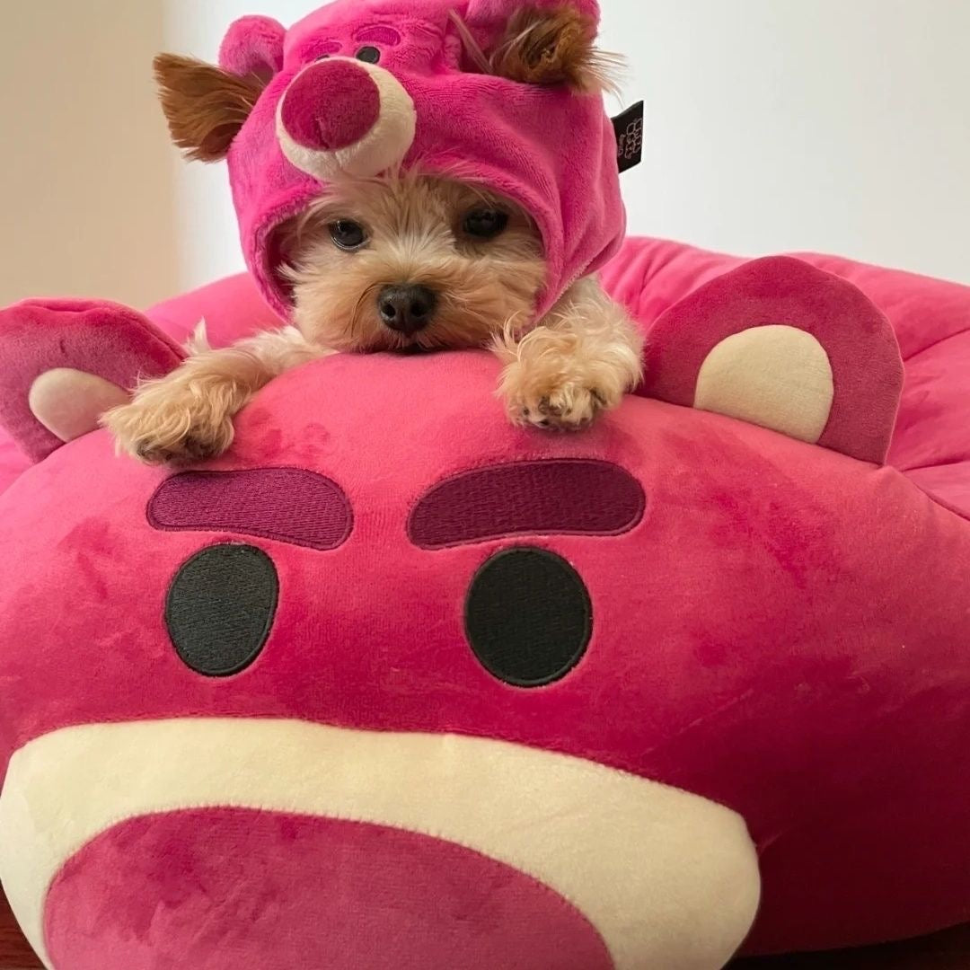 BerryBear™ Plush Pet Bed Set