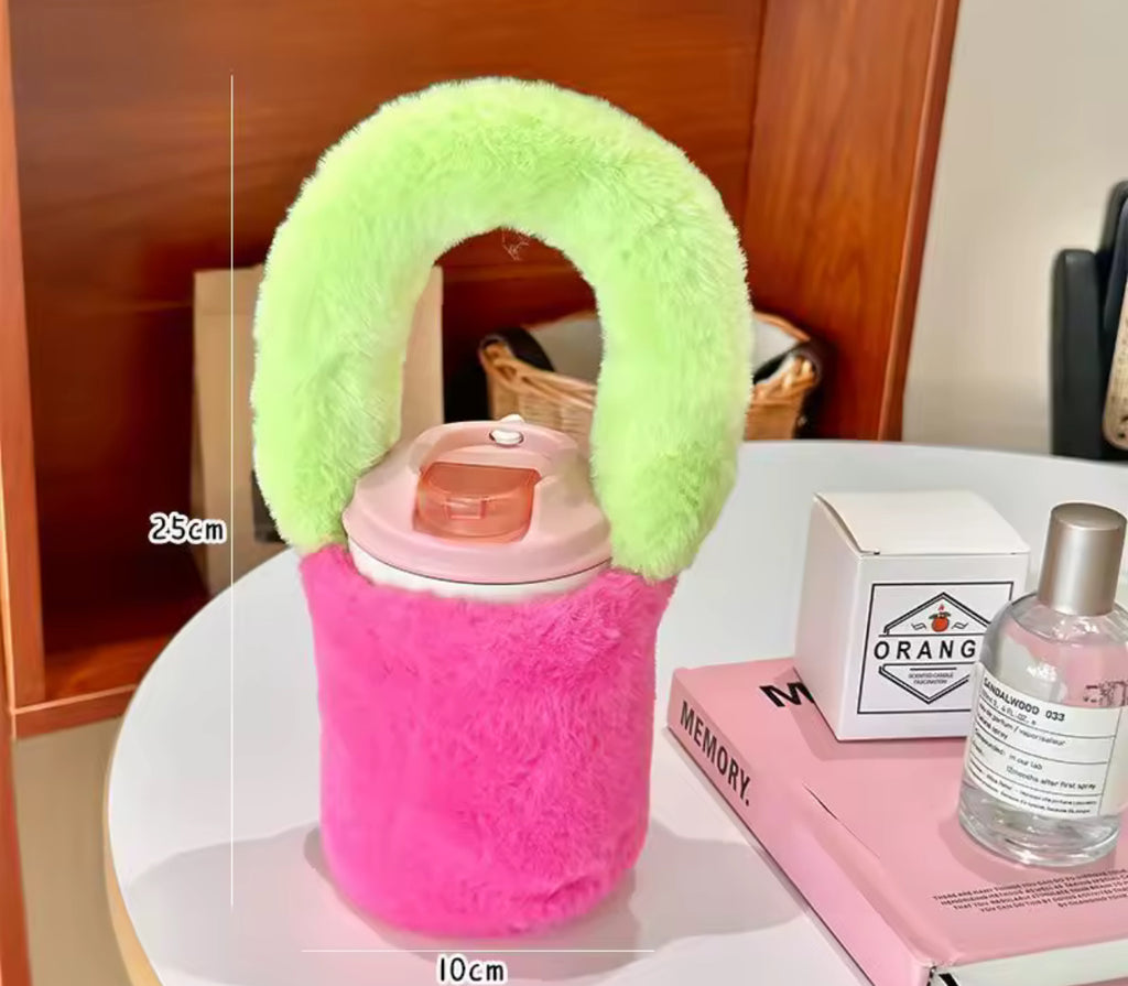 The Fuzzy Bloom Cup Tote