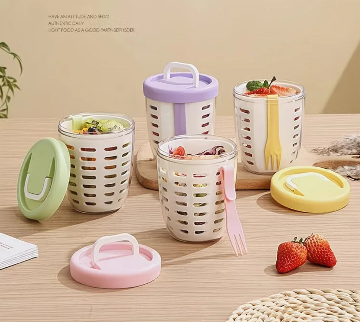 Glowli Fresh Life Salad & Fruit Cup