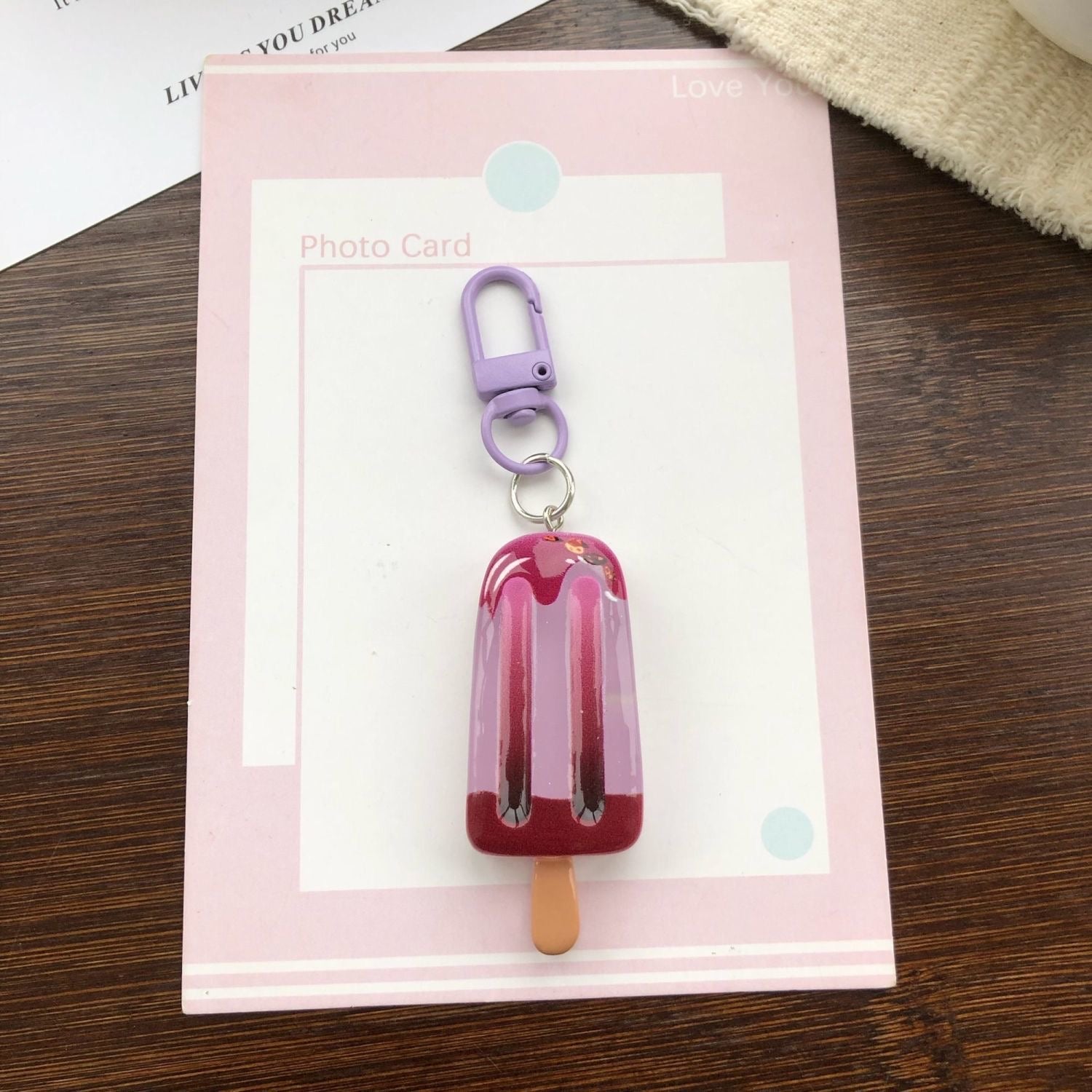 Mini Ice Cream Pop Keychain Set™