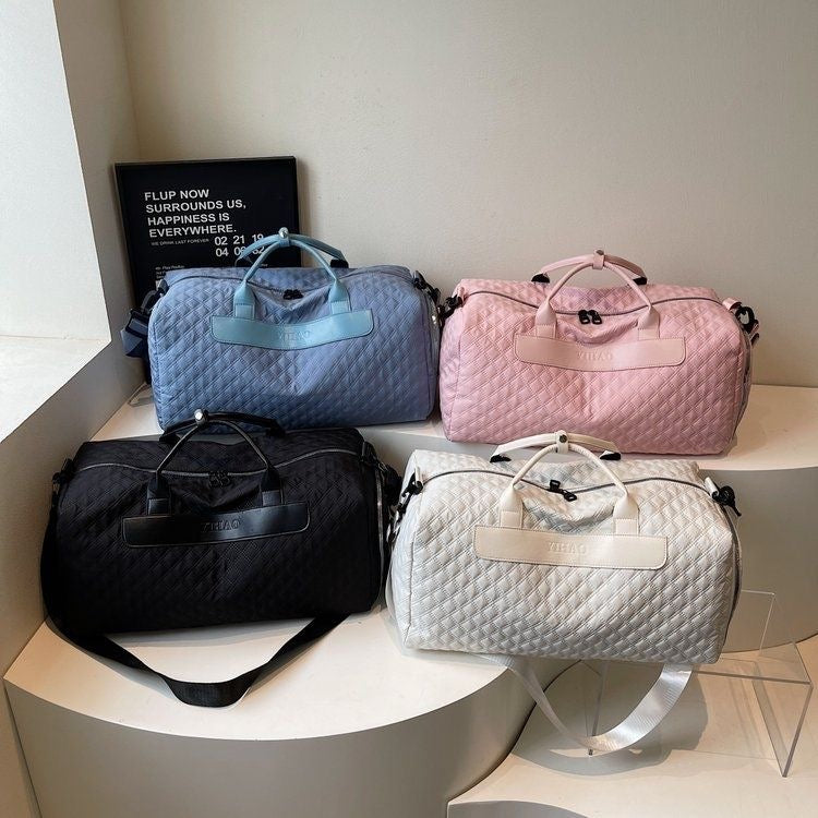 Glowli™ Quilted Travel Duffel Bag