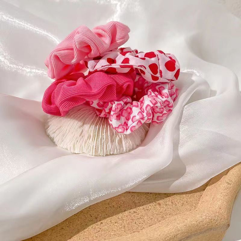 Sweetheart Glow Scrunchie Set