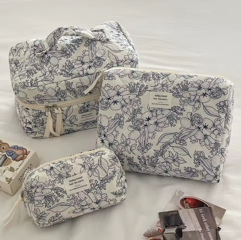 Bloom Voyage Quilted Travel Set