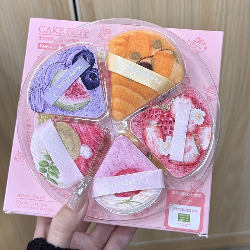 Glowli™ Cake Slice Sponge Set (5pcs)