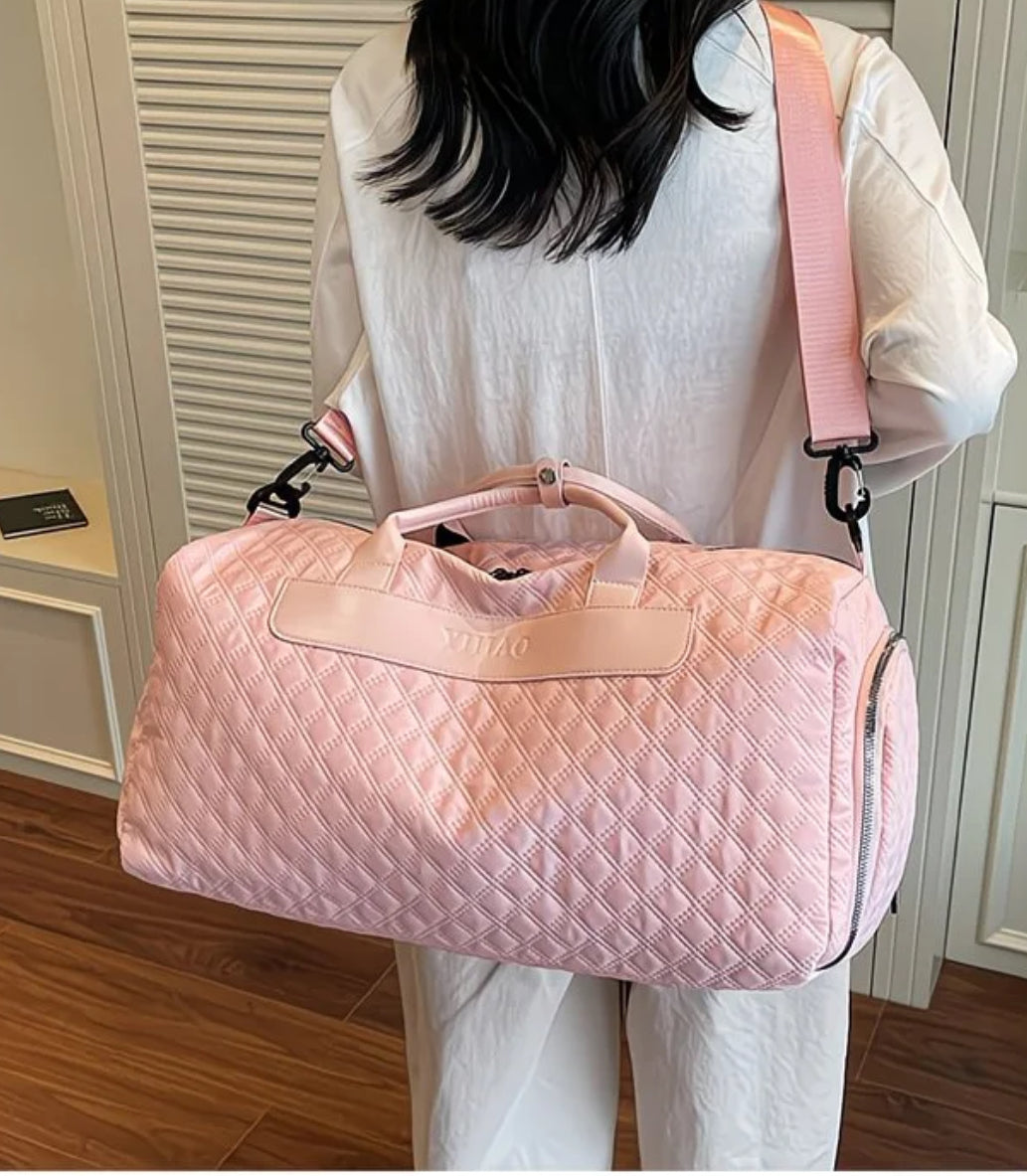 Glowli™ Quilted Travel Duffel Bag