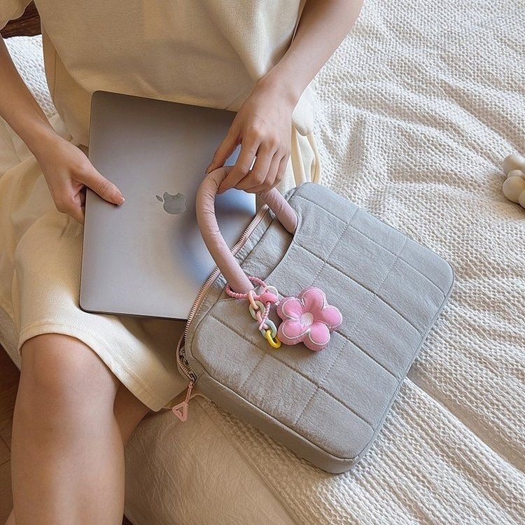 Glowli™ Plush Laptop Tote (14-Inch)