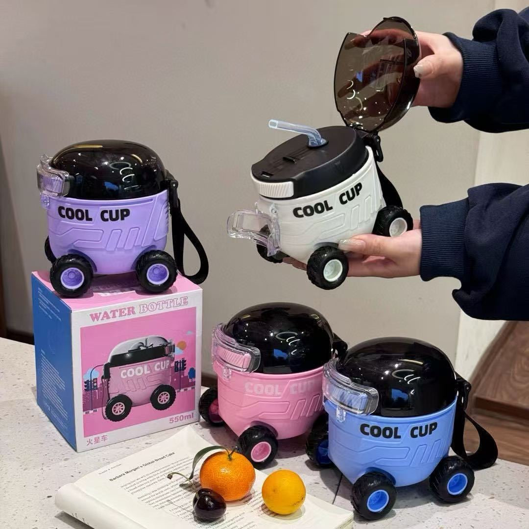 Glowli Cool Cup Car Bottle – 550ml Travel Sipper