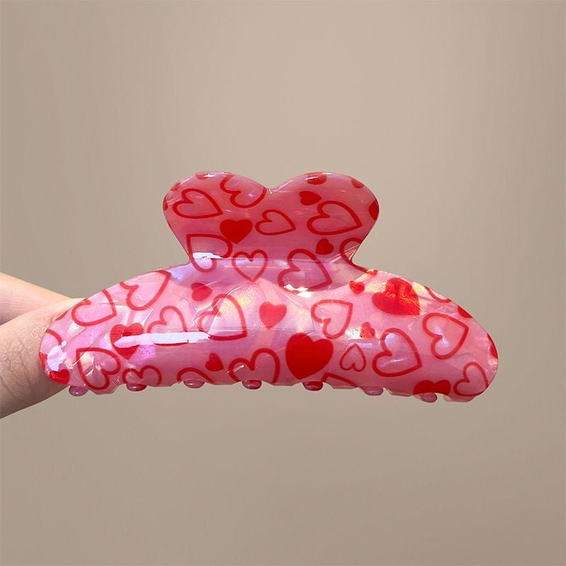 Kiss & Heart Claw Clip Set – Limited Edition