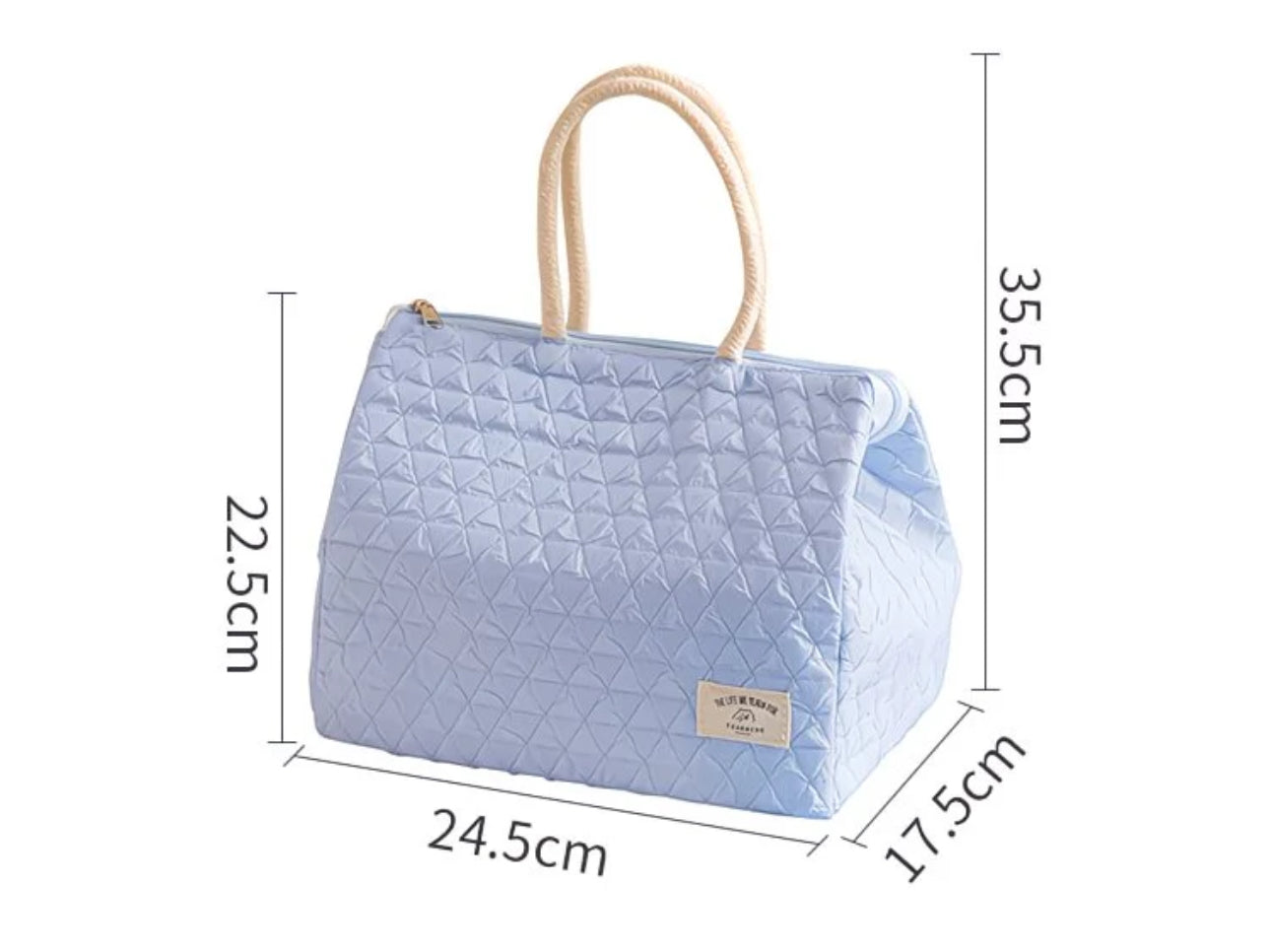 Glowli™ Quilted Insulated Tote Bag