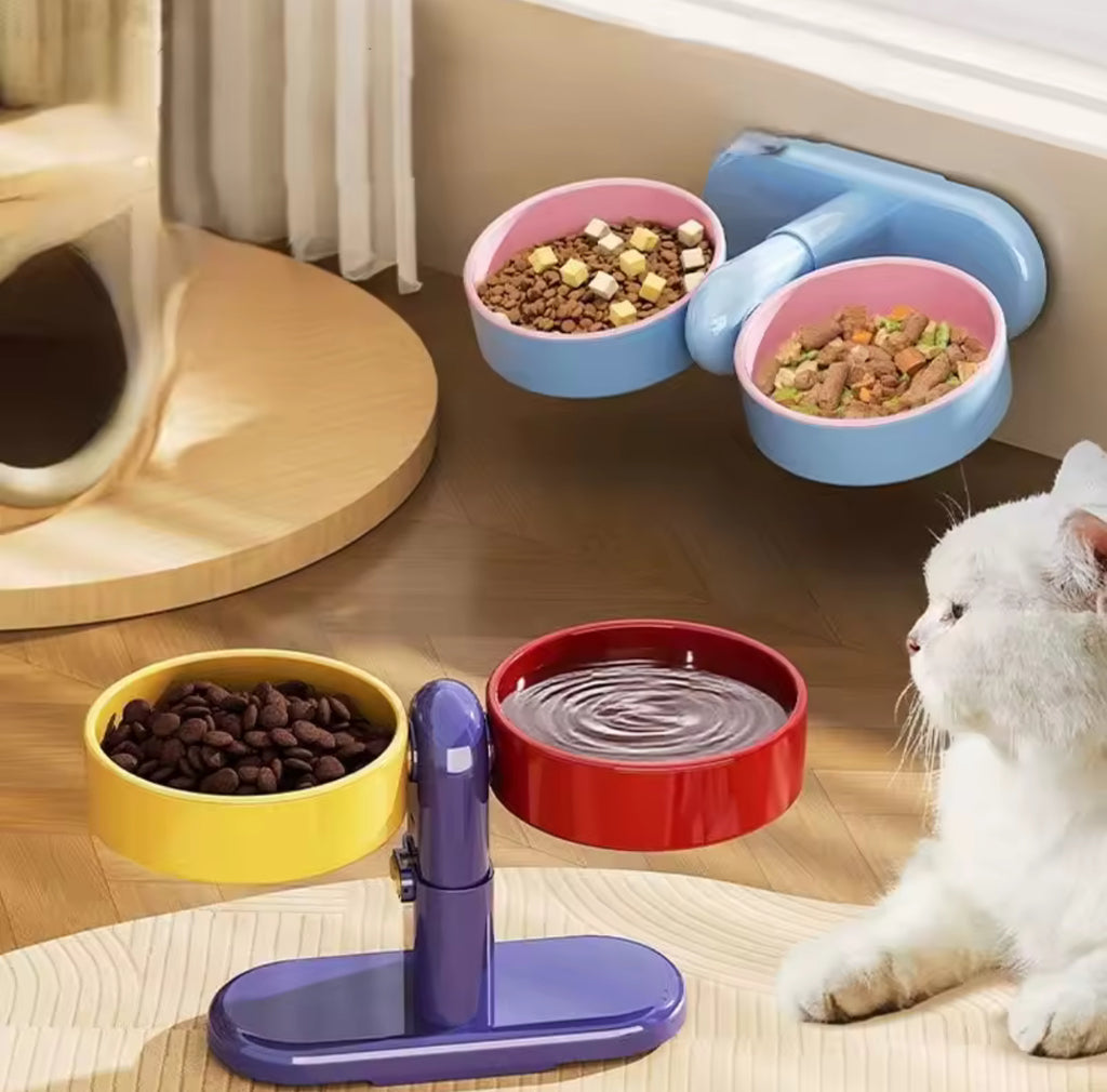 LiftEase™ Adjustable Double Pet Bowl Set