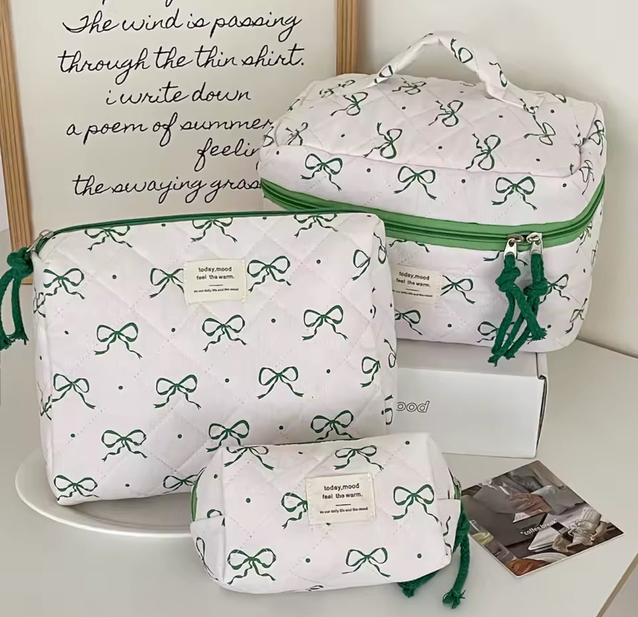 Bloom Voyage Quilted Travel Set