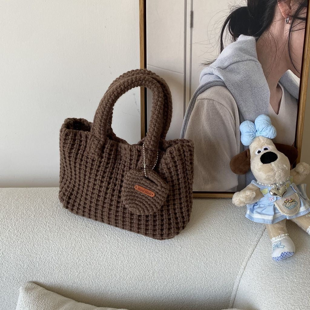 Glowli Cozy Knit Tote Bag