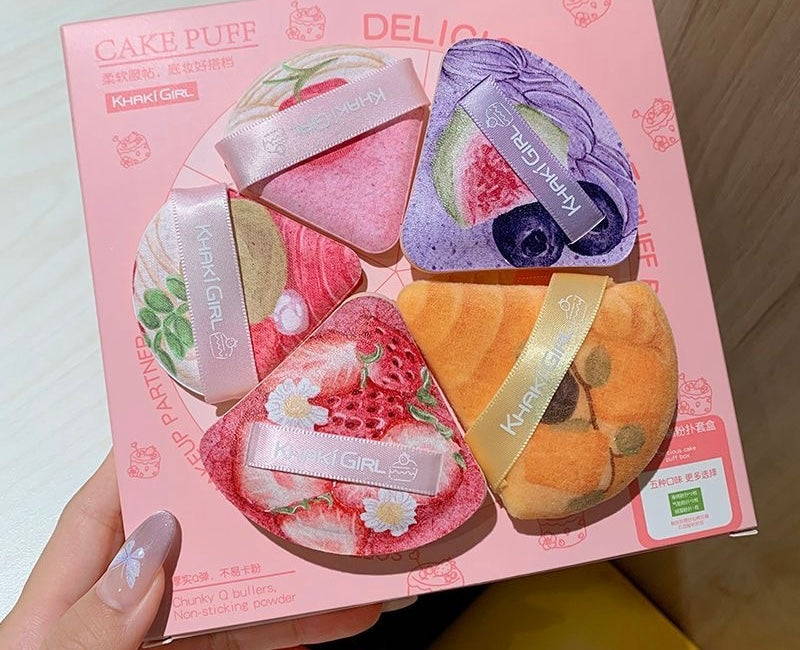 Glowli™ Cake Slice Sponge Set (5pcs)