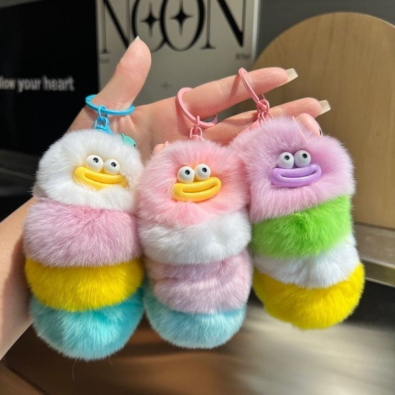 Glowli Duo Set- Rainbow & Classic Plush Keychains