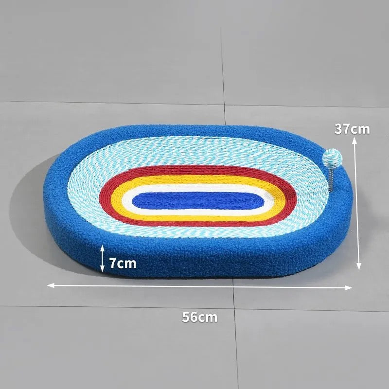 PawJoy™ Rainbow Cat Scratch Pad