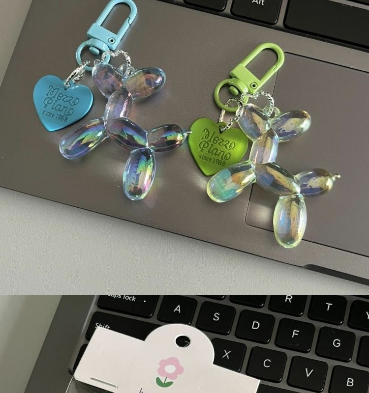 Crystal Pup Keychain Collection