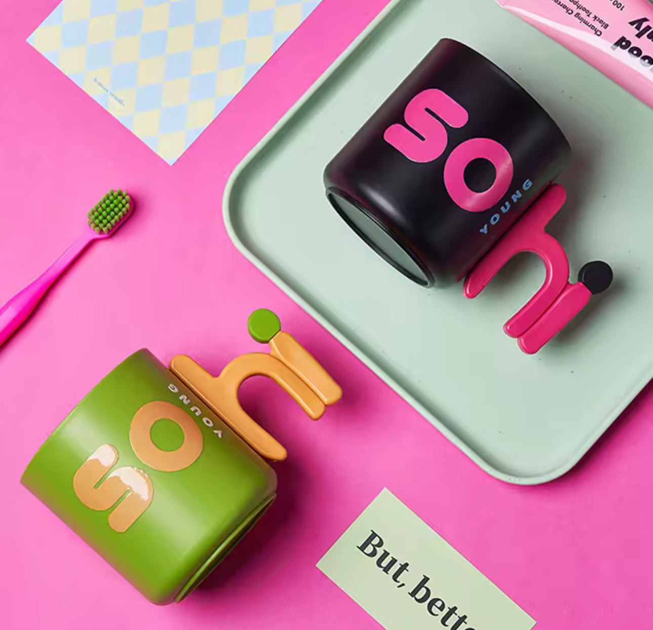 Glowli  SO YOUNG Mug Collection 3-Piece Set