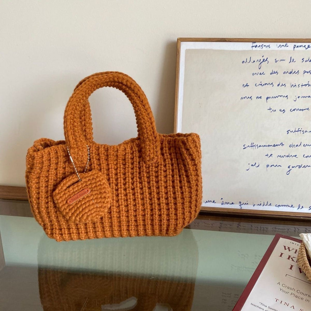 Glowli Cozy Knit Tote Bag