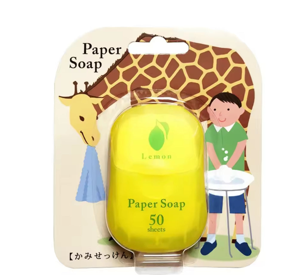 Glowli Pocket Paper Soap – 50 Sheets of Fresh, On-the-Go Clean