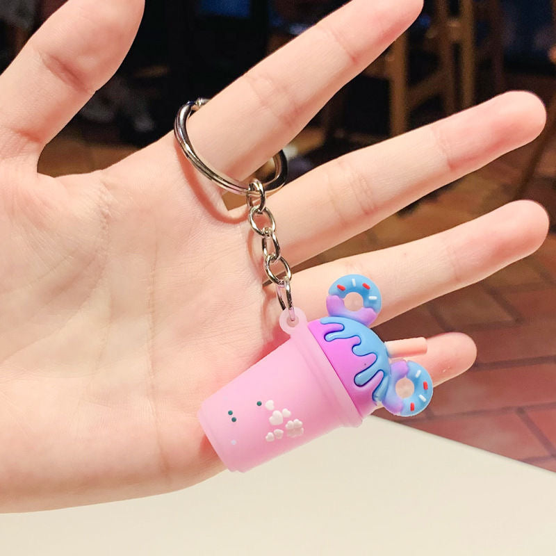 Glowli™ Donut Milkshake Keychain Set