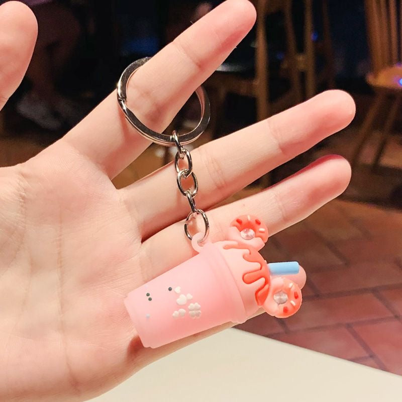 Glowli™ Donut Milkshake Keychain Set