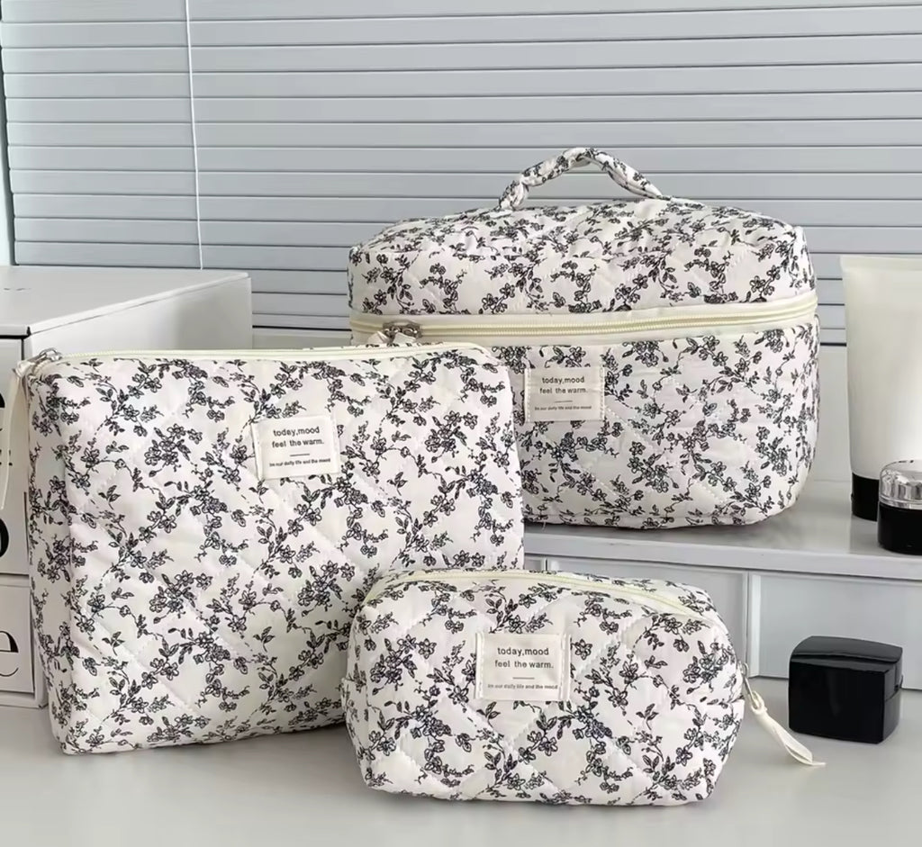 Bloom Voyage Quilted Travel Set