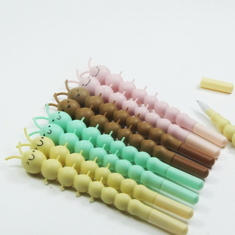 Caterpillar Neutral Pen Set - Whimsical Writing Companions