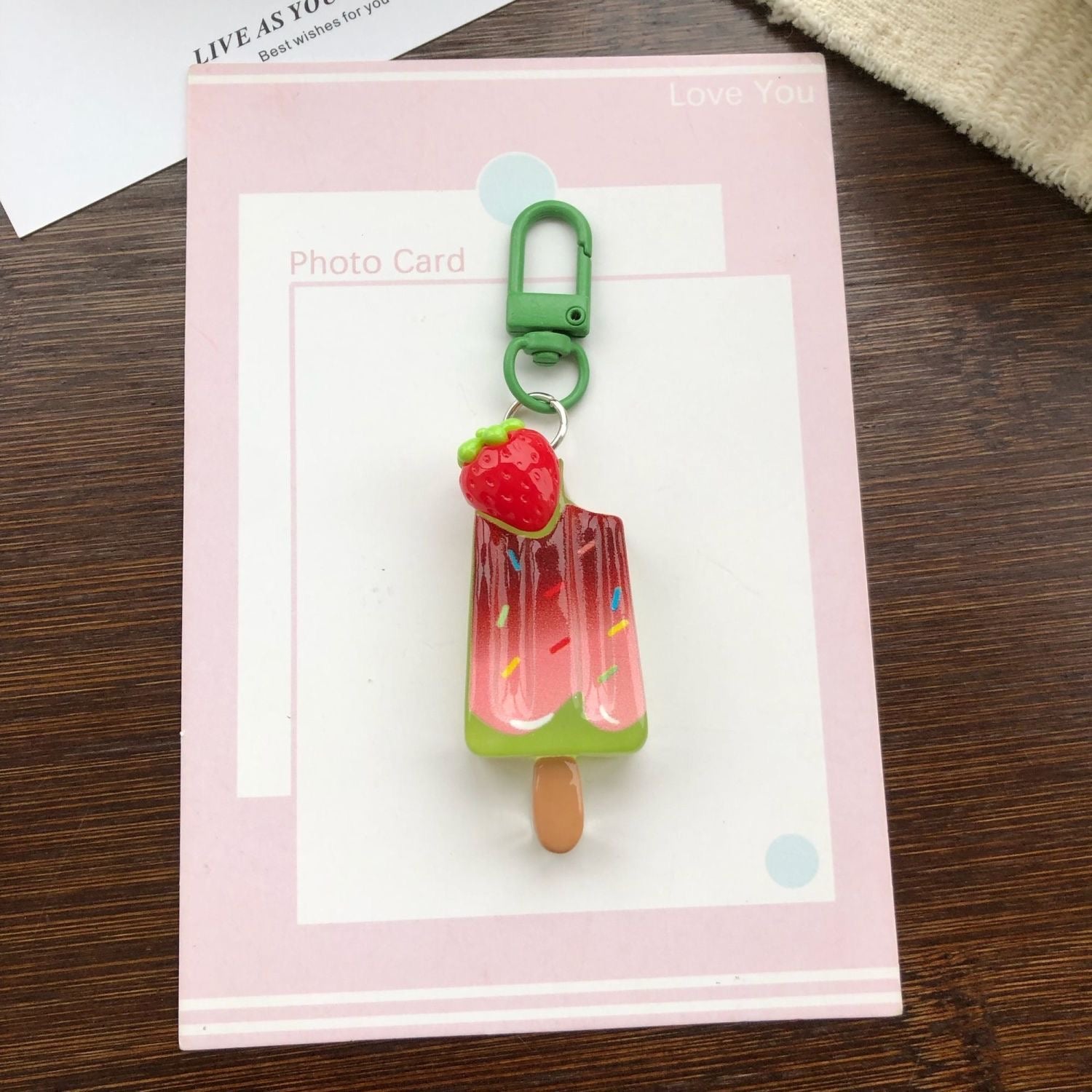 Mini Ice Cream Pop Keychain Set™