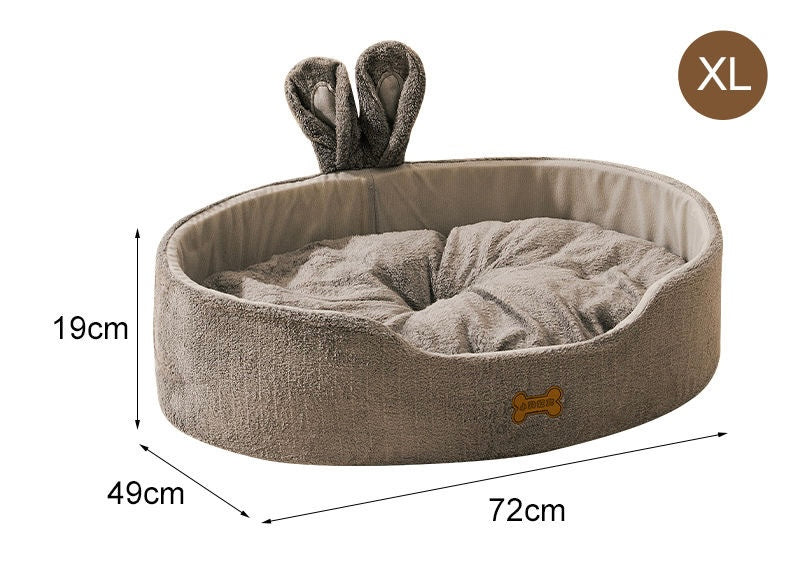 Glowli Pets™ Deep Sleep Nest – Bunny Ears Edition