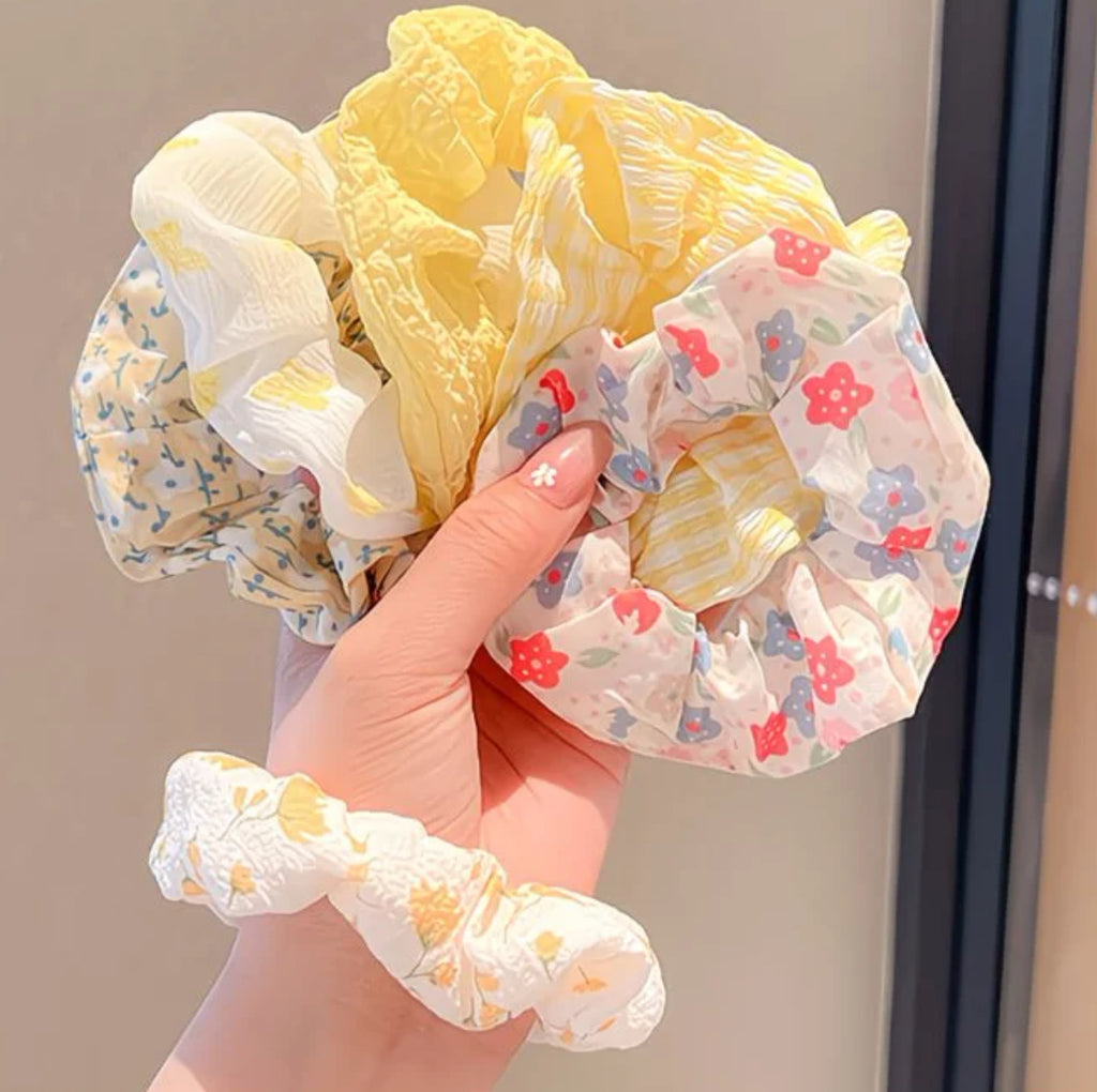 Bloom Whispers Scrunchie Set