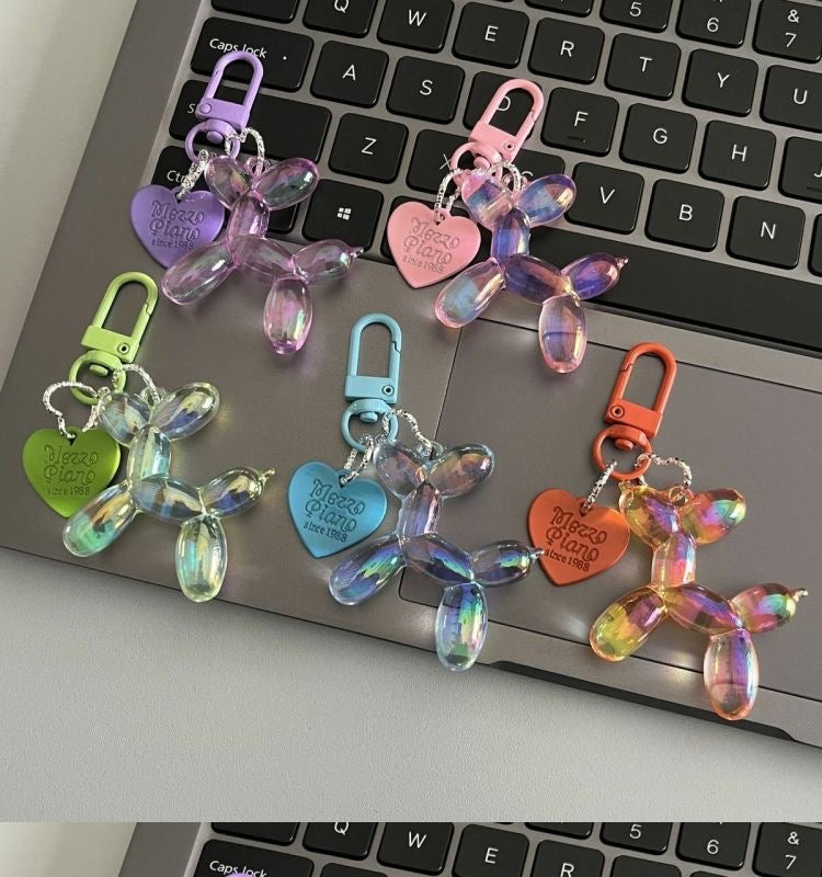 Crystal Pup Keychain Collection