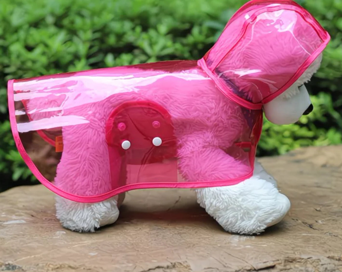 Glowli Pet Raincoat - Transparent Comfort Edition