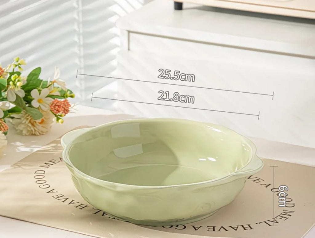 Pastel Harmony Ceramic Bowl Set Complete Collection (3 pcs)