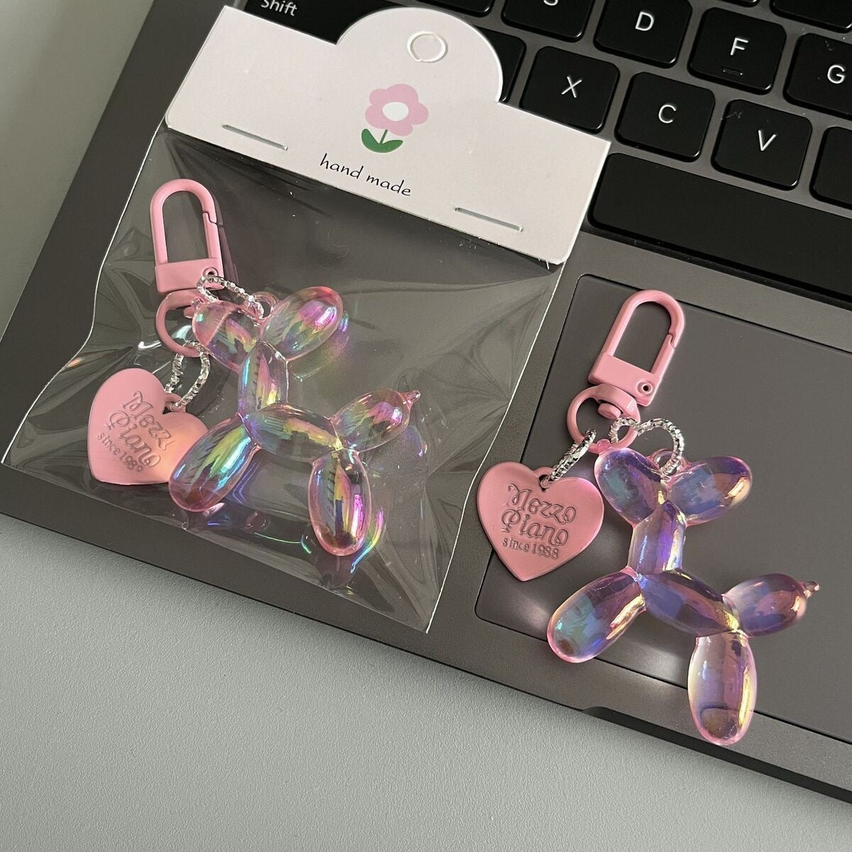 Crystal Pup Keychain Collection